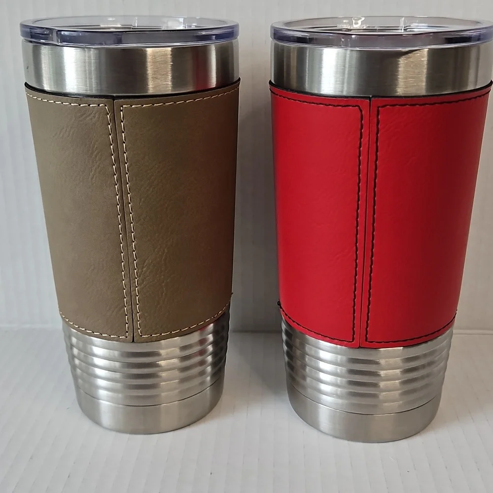 Polar Camel Tumbler Set, NWT, Red & Tan